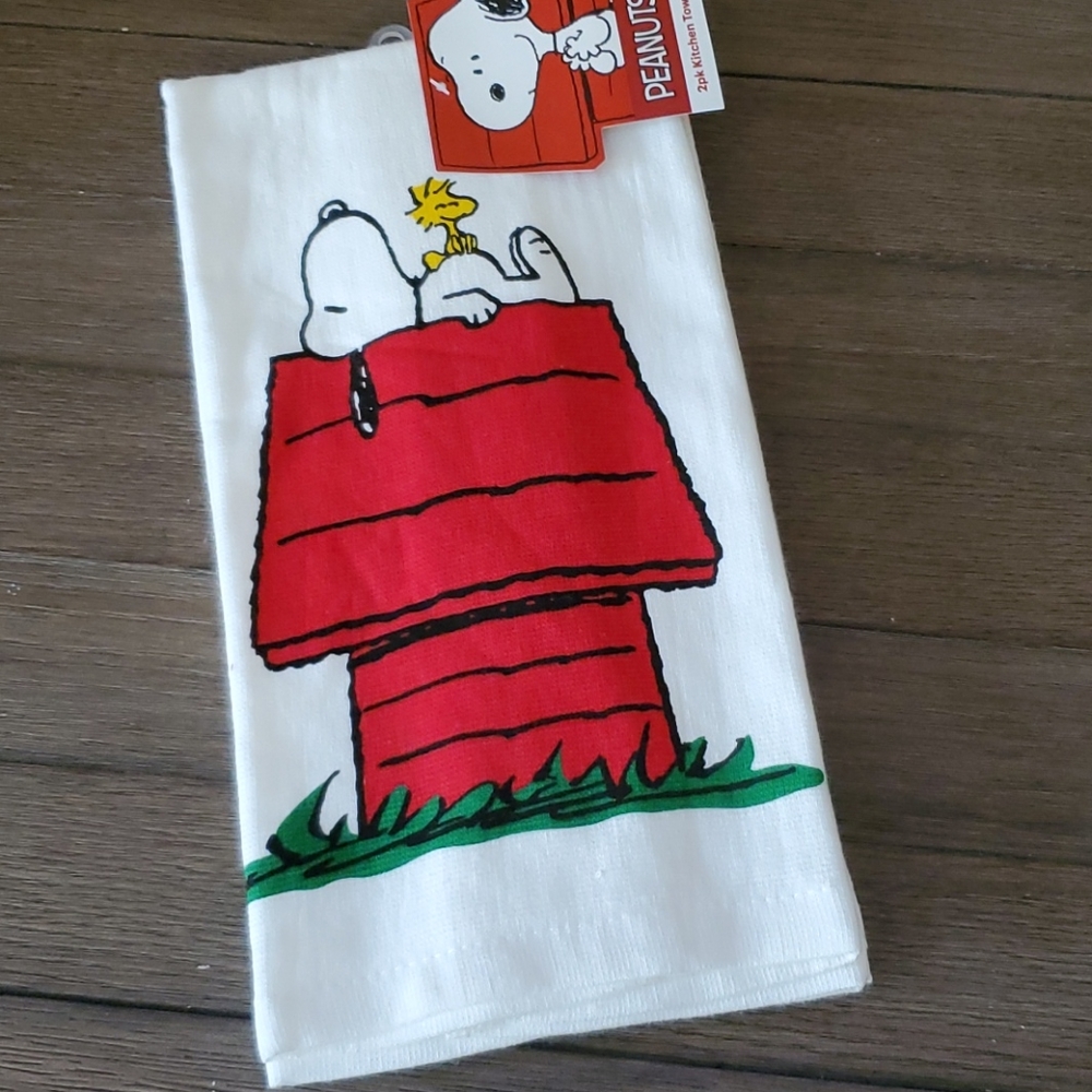Peanuts Snoopy & Woodstock Kitchen Towel Set of 2
